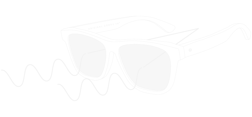 ORIGINAL GOODS co polarized-wht